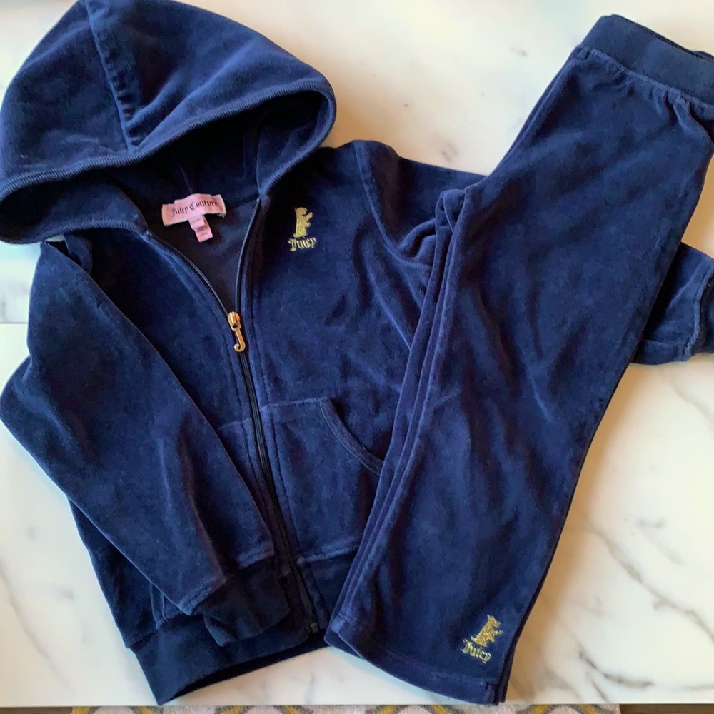 18/24month girls Juicy Couture velour jumpsuit